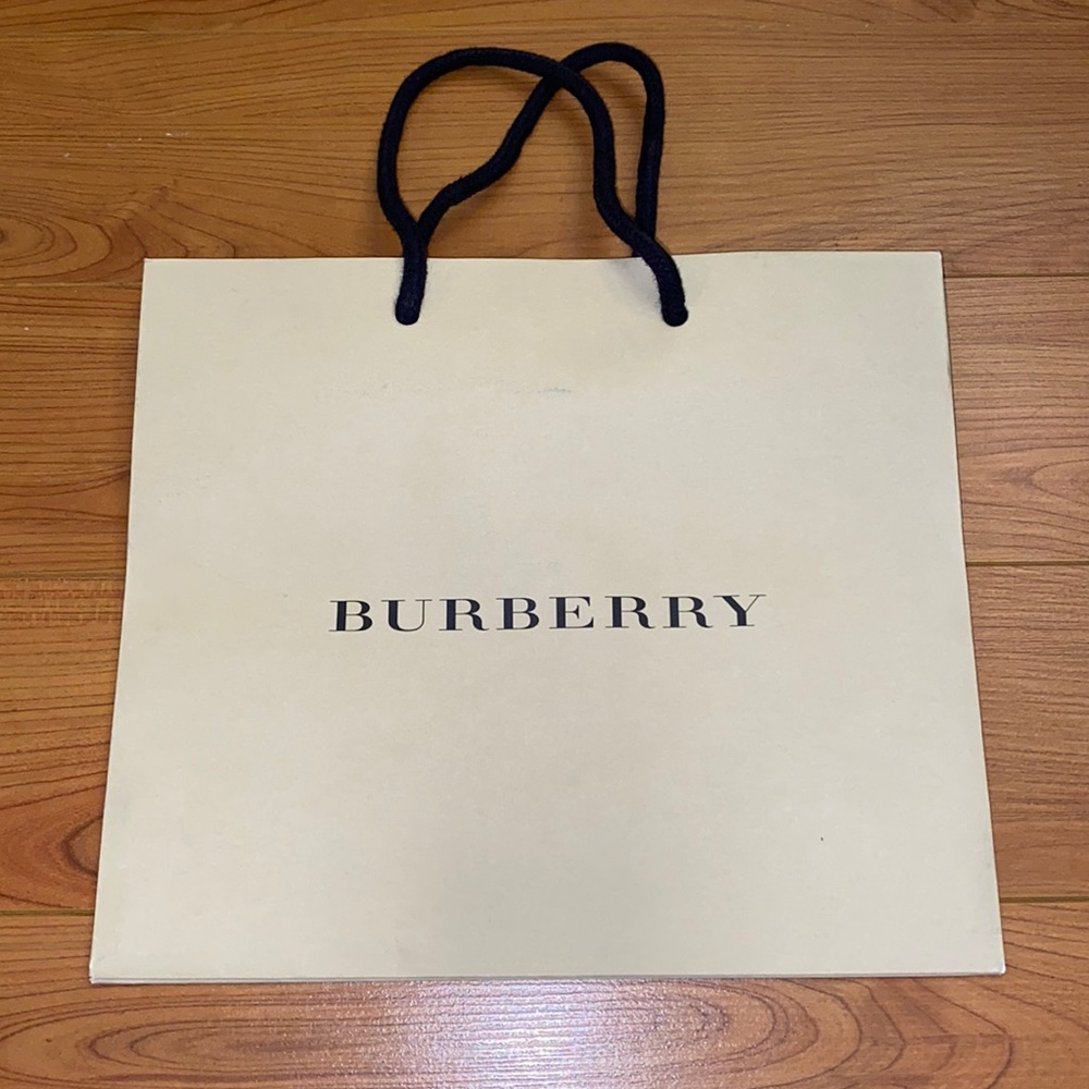 Burberry Authentic Empty Small Shopping Paper Gift Bag